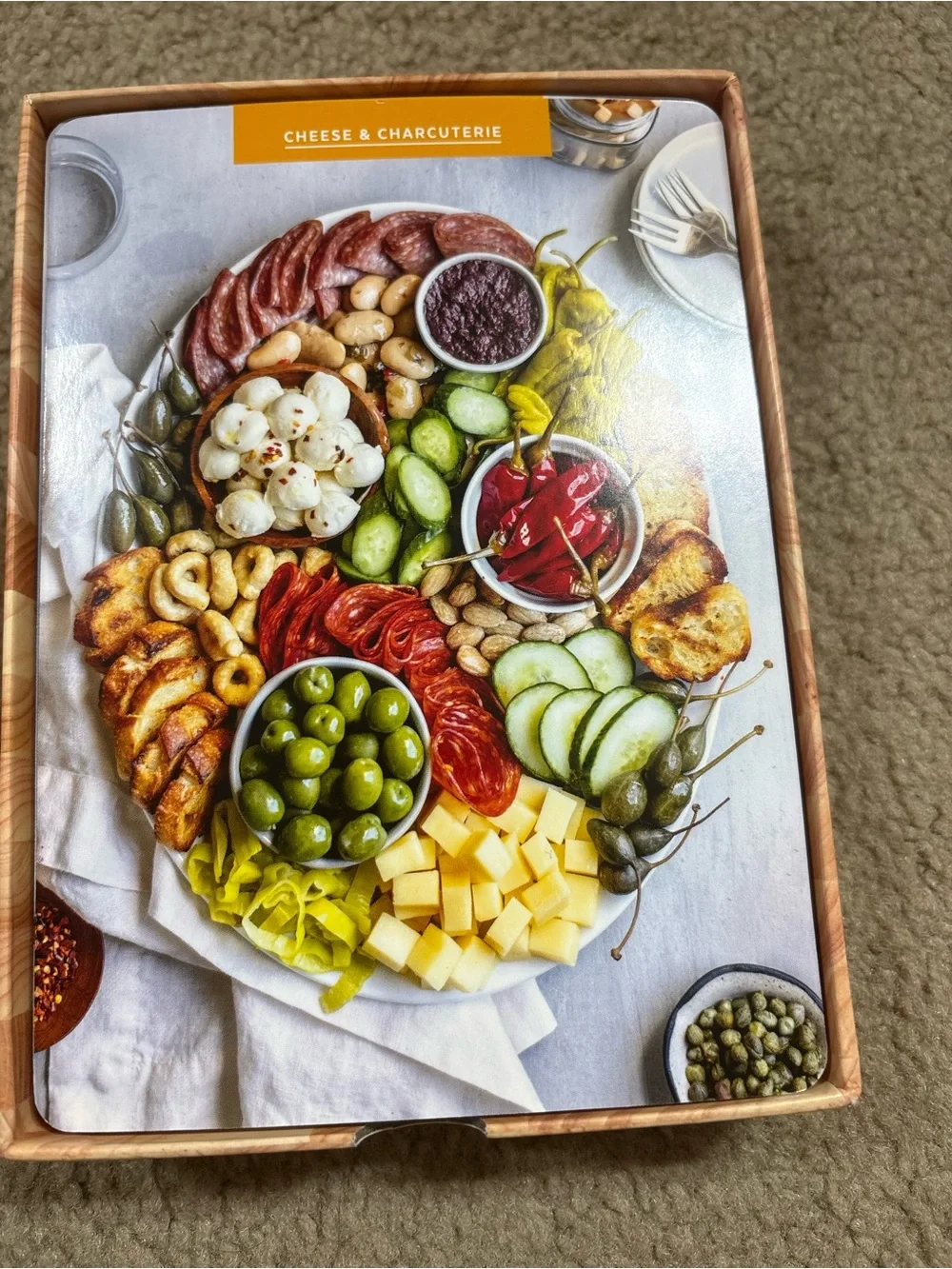 The Cheese Board Deck - Multicolor Food Photography food cards by Meg Quinn